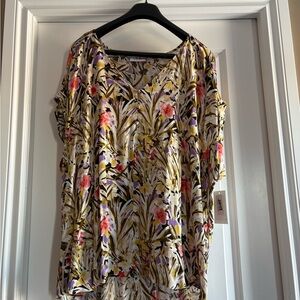Tropical Floral Women's Blouse